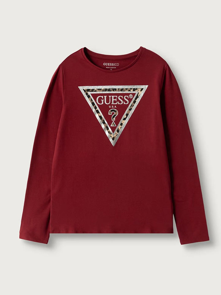 Παιδική Μπλούζα Guess LS T-SHIRT_LOGO ΜΠΛΟΥΖΑ ΠΑΙΔΙΚΟ GIRL