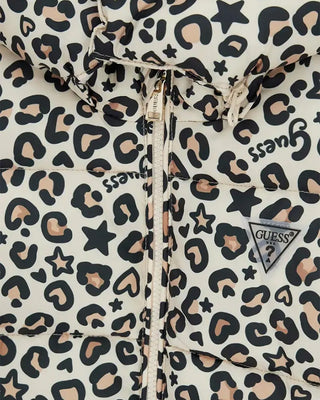[H6BG02W4053-PMTU-6-9M] Παιδικό Φορμάκι Guess HOODED PADDED LS OVERALL ΦΟΡΜΑΚΙ (Πολύχρωμο, 6-9 Μ)
