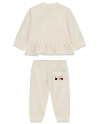 [A6BG08K5975-G012-6-9M] Παιδικό Σετ Guess SET_ LS CARDIGAN + SWEATER PAN ΣΕΤ ΠΑΙΔΙΚΟ GIRL (6-9 Μ)