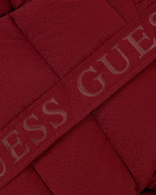 [K6BL08W3973-G5B7-3E] Παιδικό Μπουφάν Guess HOODED LS PUFFER ΜΠΟΥΦΑΝ ΠΑΙΔΙΚΟ GIRL (Κόκκινο, 3 Ε)